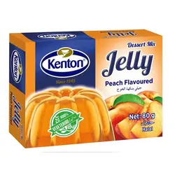 پودر ژله گیاهی کنتون Kenton Jelly Peach Flavoured با طعم هلو 80 گرم
