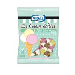 پاستیل اسپانیایی ویدال Vidal Ice Cream Softies طرح بستنی 100 گرم
