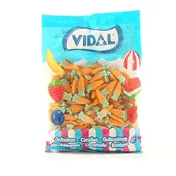 پاستیل اسپانیایی ویدال Vidal Jelly Carrots طرح هویج 1 کیلو گرم