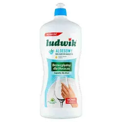 مایع ظرفشویی لهستانی لودویک LUDWIK ALOE با عصاره آلوئه‌ورا 1350 میل