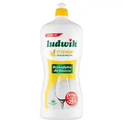 مایع ظرفشویی لهستانی لودویک LUDWIK LEMON با رایحه لیمو 1350 میل