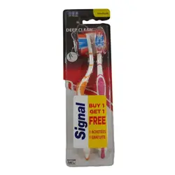 مسواک سیگنال Signal Deep Clean Medium بسته 2 عددی با برس متوسط