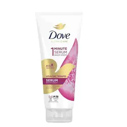 کرم مراقبت از مو داو Dove 1 Minute Serum Saç Bakım حالت دهنده موی بلند تراپی دقیقه ای 170 میل