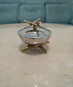 قندان طرح بامبو سیلور براق