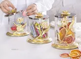 ست بانکه استیل گل نارسیس چکش کاری شده