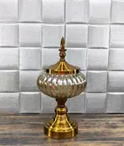 بانکه پایه دار طلایی آنتیک کد7061_7062