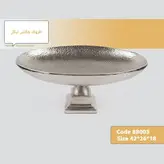 میوه خوری بیضی بزرگ سیلور طرح چکش کاری