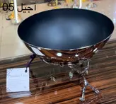 آجیل خوری سیلور براق مدل ژستو استیل _برنج کد05