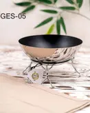 آجیل خوری سیلور براق مدل ژستو استیل _برنج کد05