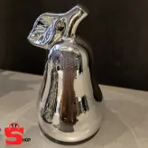 دکوری گوزن/گلابی/جا شمعی اناناس سرامیکی سیلور آینه ای کد516