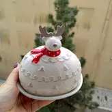 باقلوا-کره طرح گوزن سه بعدی کریسمسی انگلیش هوم