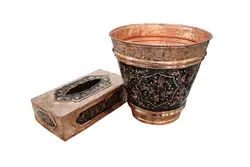 سطل و جادستمال کاغذی الماس تراش