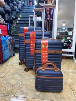 چمدان نشکن هاسونی سرمه ای ۴تیکه