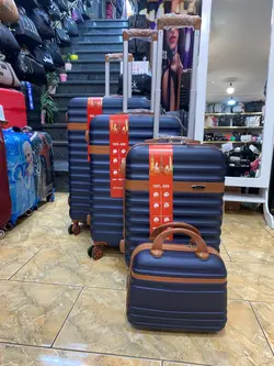 چمدان نشکن هاسونی سرمه ای ۴تیکه