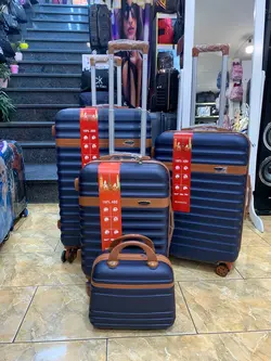 چمدان نشکن هاسونی سرمه ای ۴تیکه