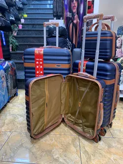 چمدان نشکن هاسونی سرمه ای ۴تیکه