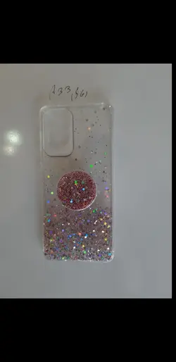 کاور اکلیلی شفاف پاپ سوکت دار با محافظ دوربین سامسونگ A33 (5G)