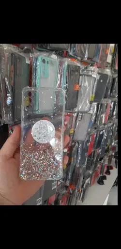 کاور اکلیلی شفاف پاپ سوکت دار با محافظ دوربین سامسونگ A33 (5G)