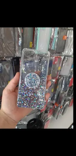 کاور اکلیلی شفاف پاپ سوکت دار با محافظ دوربین سامسونگ A33 (5G)