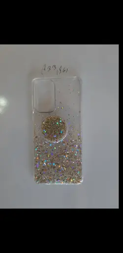 کاور اکلیلی شفاف پاپ سوکت دار با محافظ دوربین سامسونگ A33 (5G)