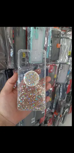 کاور اکلیلی شفاف پاپ سوکت دار با محافظ دوربین سامسونگ A33 (5G)