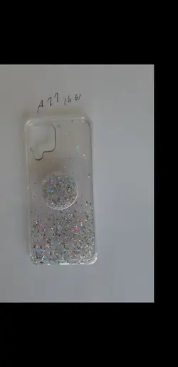کاور اکلیلی شفاف پاپ سوکت دار با محافظ دوربین سامسونگ A22 4G