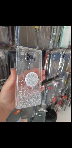 کاور اکلیلی شفاف پاپ سوکت دار شیامی poco X3