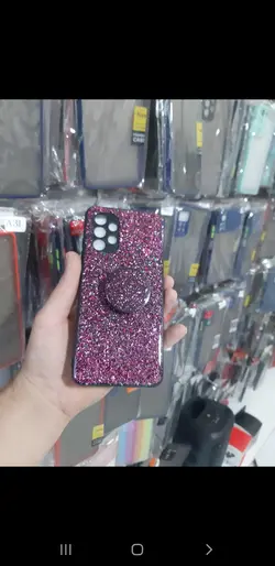 کاور اکلیلی  پاپ سوکت دار با محافظ دوربین سامسونگ A32 (4G)