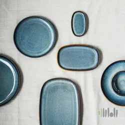 پیش دستی ۴ عددی ایکیا آبی GLADELIG | فروشگاه لوازم خانه و آشپزخانه راه‌راه مارکت