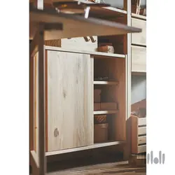 کمد چوبی درب ریلی ایکیا IVAR | فروشگاه لوازم خانه و آشپزخانه راه‌راه مارکت