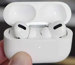 هدفون بی‌ سیم اپل مدل AirPods Pro همراه با محفظه شارژ
