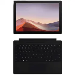 تبلت مایکروسافت مدل Surface Pro 7 – C به همراه کیبورد Black Type Cover