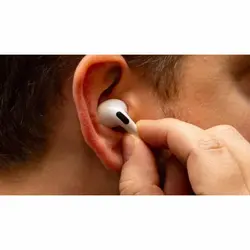 هدفون بی‌ سیم اپل مدل AirPods Pro همراه با محفظه شارژ