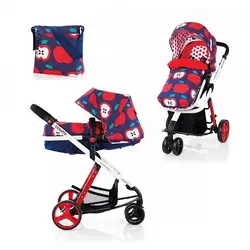 ست 3 تکه کالسکه کوزاتو Cosatto مدل WOOP طرح سیب