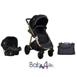 ست کالسکه ، کریر و ساک نوزاد gold بیبی فور لایف baby 4life