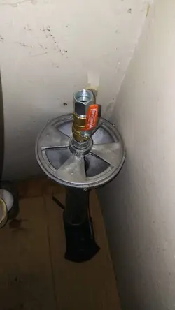 مشعل گازی تنوری عمودزن سه چهارم ترموکوبل دار