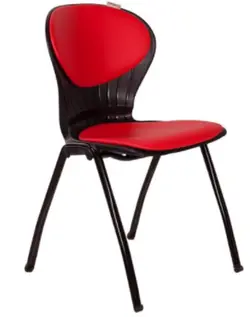 صندلی صدفی چهار پایه بدون دسته