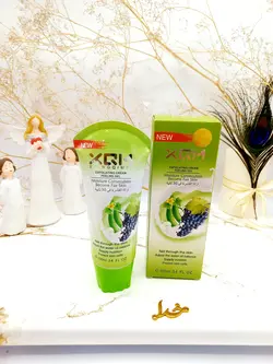 ژل اسکراب لایه بردار و روشن کننده فوری 30 ثانیه ای صورت و بدن (خیار و انگور) XQM کد 9431 - فروشگاه عمده لوازم آرایشی ورانی