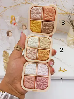 هایلایتر پرطرفدار چهار قلو آرت اسکین کد AS976092 - فروشگاه عمده لوازم آرایشی ورانی