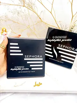 هایلایتر پرطرفدار 9تایی سفورا SEPHORA کد 9091 - فروشگاه عمده لوازم آرایشی ورانی