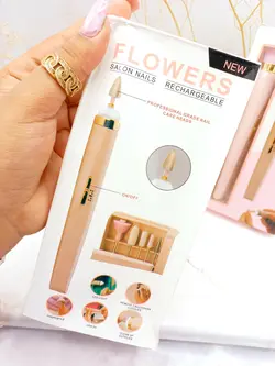 دستگاه مانیکور و پدیکور ناخن شارژی فلاورس FLOWERS - فروشگاه عمده لوازم آرایشی ورانی