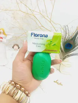 صابون 100 درصد گیاهی حاوی آلوئه ورا برند فلورونا FLORONA - فروشگاه عمده لوازم آرایشی ورانی