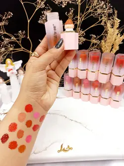 پک رژ گونه مایع پد دار 12 عددی برند BLOOM COLOR کد TG 636 - فروشگاه عمده لوازم آرایشی ورانی