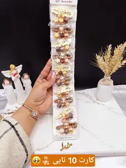 پنس و گیره مو نود فانتزی طرح دوم - فروشگاه عمده لوازم آرایشی ورانی