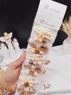 پنس و گیره مو نود فانتزی طرح دوم - فروشگاه عمده لوازم آرایشی ورانی