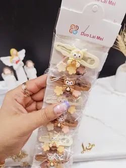 پنس و گیره مو نود فانتزی طرح دوم - فروشگاه عمده لوازم آرایشی ورانی