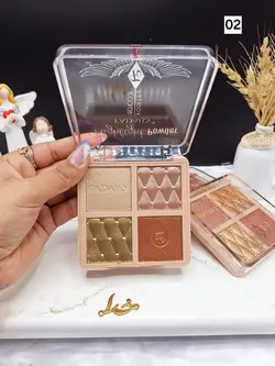 پالت هایلایتر 4 عددی 24 ساعته برند FADAILY کد FD 5051 - فروشگاه عمده لوازم آرایشی ورانی