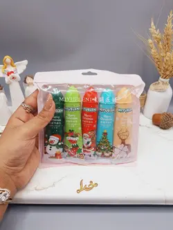 پک پنج عددی کرم دست مدل شکوفه طرح کریسمس برند MIYUELENI کد 8286 - فروشگاه عمده لوازم آرایشی ورانی