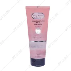 ژل ماسک مرطوب کننده پوست گلاب دیپ سنس