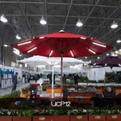 سایه بان چتر مدل UCP12 | ایران سایه بان، عرضه کننده انواع سایبان | سقف برقی و پرده برقی
